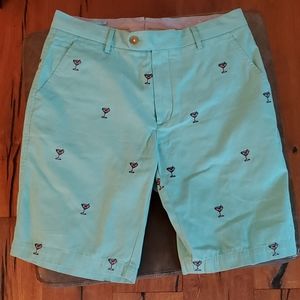 J McLaughlin Martini embroidered Chino shorts